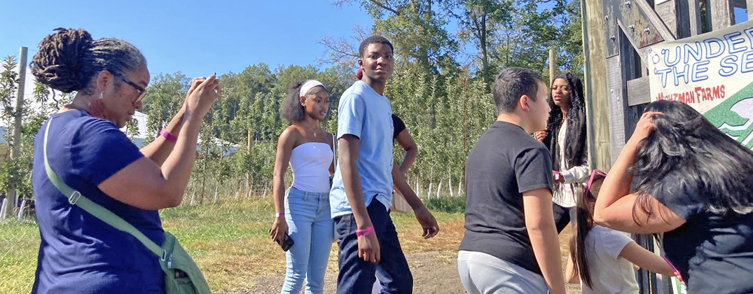 CCNB Youth at the Corn Maze